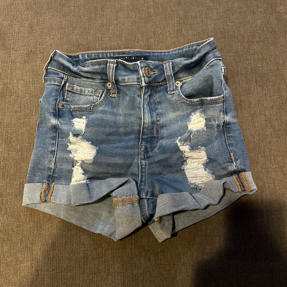 Aeropostale Blue Vintage Jean Shorts